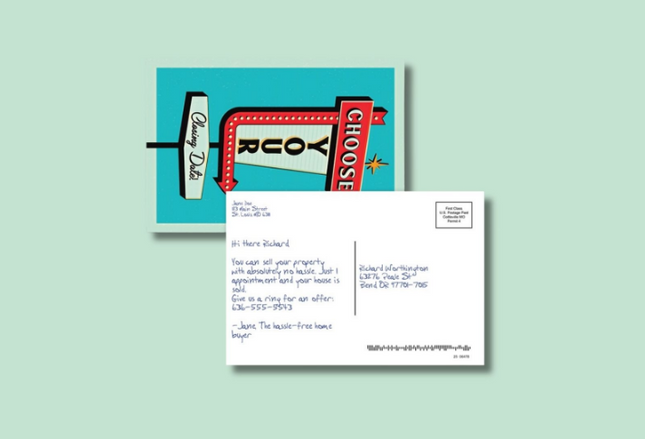 Americana Postacards - Choose Your Closing Date