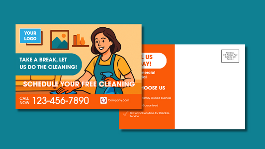 Free Cleaning Offer Postcard