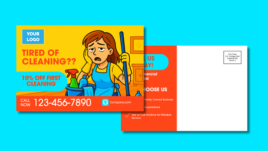 Tired of Cleaning Postcard