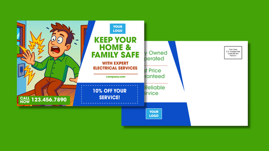 Electrician Service Offer Postcard