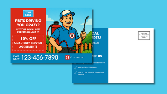 Pest Control Local Offer Postcard