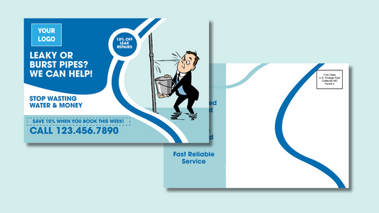 Water Leak Postcard