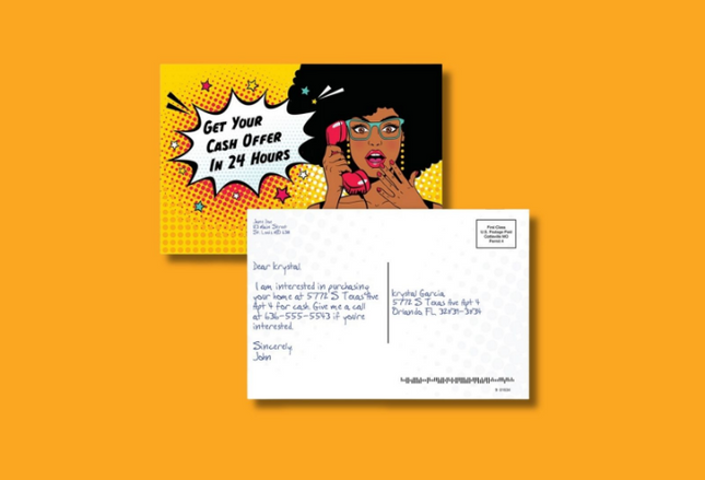 Comic Postcards - Get Your Cash Offer