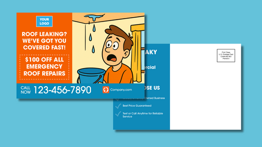 Roof Leak Offer Postcard