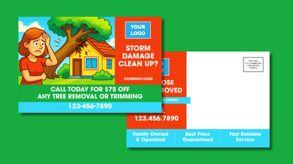 Fallen Tree Postcard