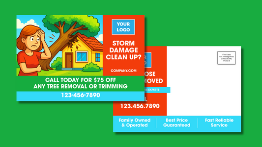 Fallen Tree Postcard