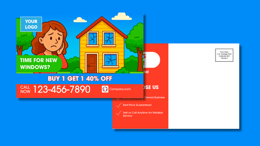 New Windows Offer Postcard
