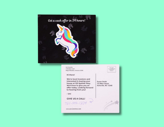 Mystical Postcards - Unicorn