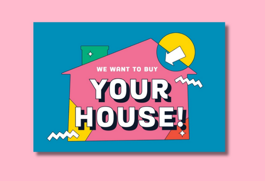 We Want to Buy Your House Postcard