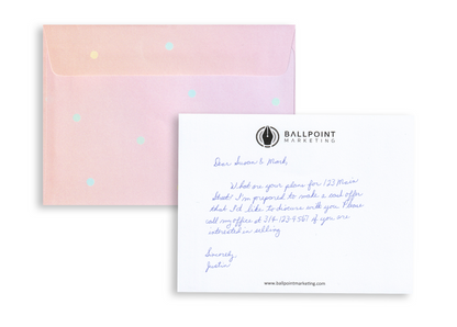 Greeter Letters Hybrid Greeting Letter - Confetti – Ballpoint Marketing