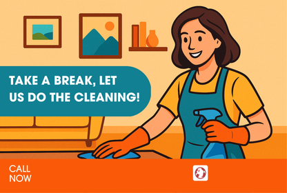 Free Cleaning Offer Postcard