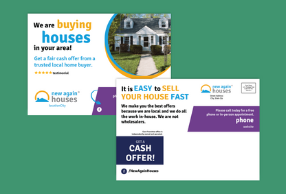 Sell Your House Fast Postcard 8.5x6