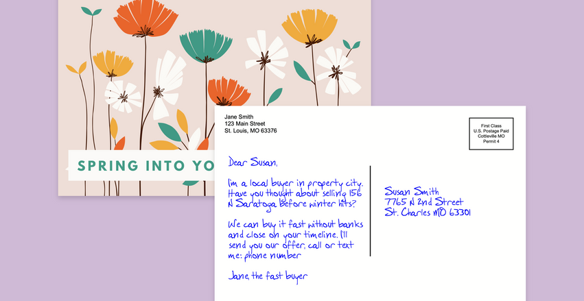 "Spring into Your Cash Offer" - Bright Flowers