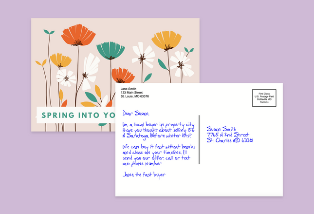 "Spring into Your Cash Offer" - Bright Flowers