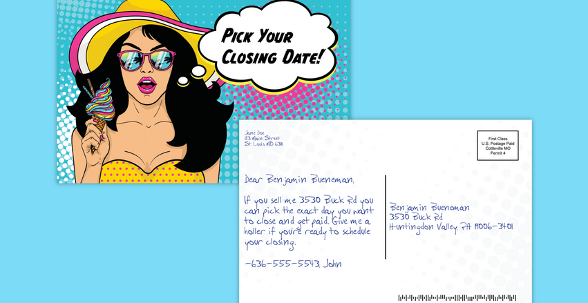 Comic Postcards - Pick Your Closing Date