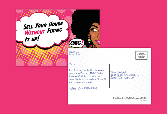 Comic Postcards - Sell Your House without Fixing