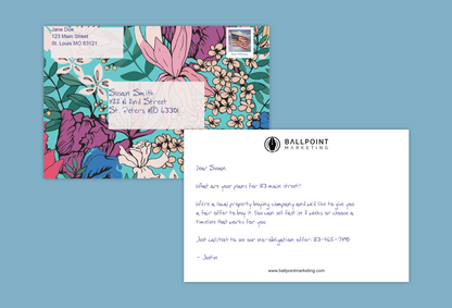 Hybrid Greeting Letter - Floral