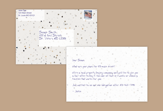 Hybrid Greeting Letter - Stone