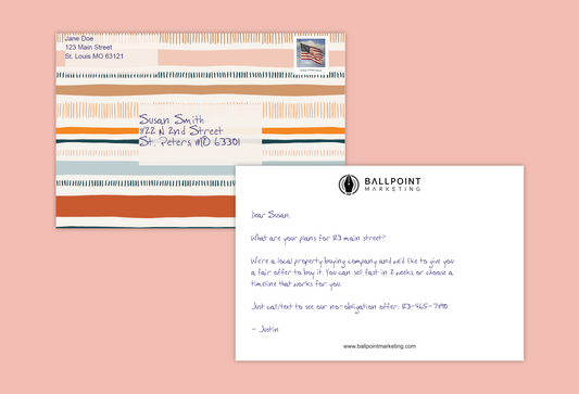 Hybrid Greeting Letter - Desert