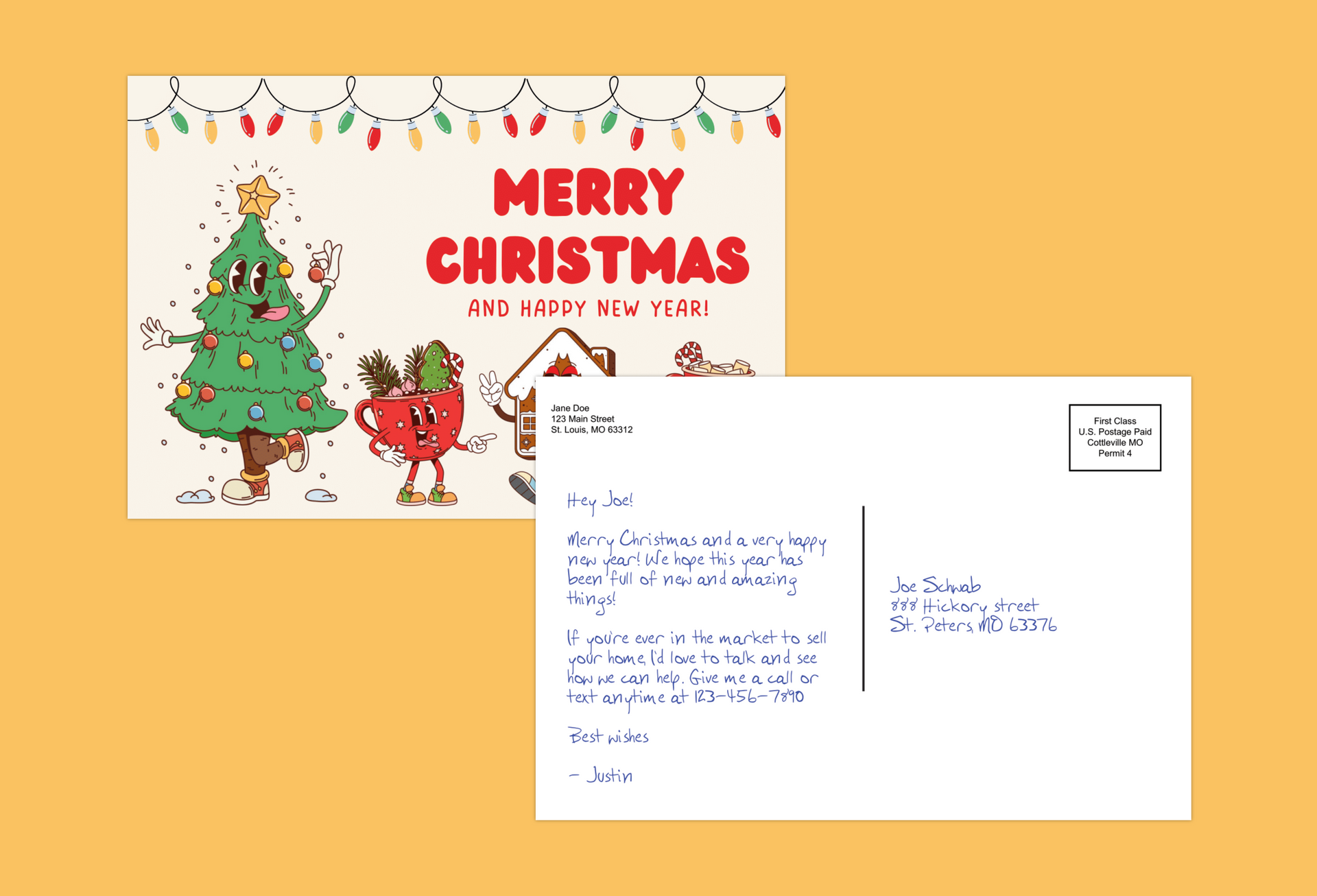 Merry Christmas Postcard – Ballpoint Marketing