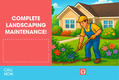 Complete Landscape Maintenance Postcard
