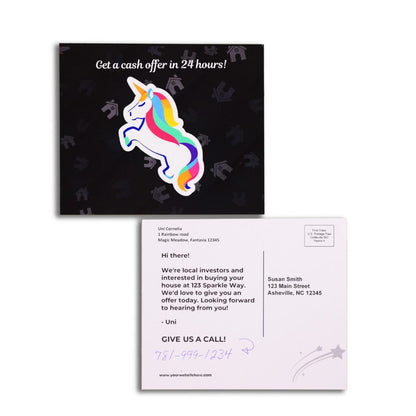 Mystical Postcards - Unicorn