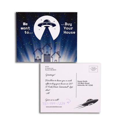 Mystical Postcards - Alien