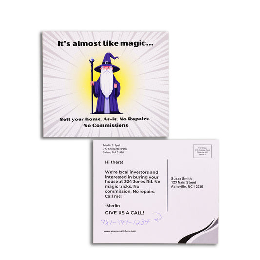 Mystical Postcards - Wizard