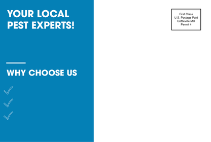 Pest Control Local Offer Postcard