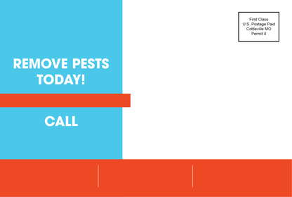 Pest Control Outdoor Postcard