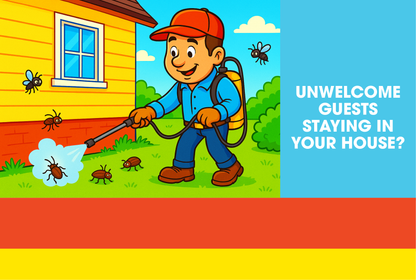 Pest Control Outdoor Postcard