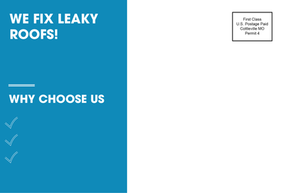Roof Leak Offer Postcard